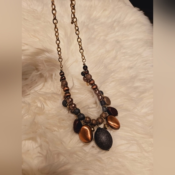 Magnificent Ethnic Stone Bead Imitation Necklace 🌴 - Picture 4 of 6